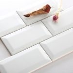 ماترا Matra - سرامیک ماترا سفید براق 10x30 - کاشی فخار - تصویر 2