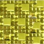 Aj4022 - کاشی استیل مشکی و طلایی Aj 4022 - کاشی استیل ژیکال - تصویر 4