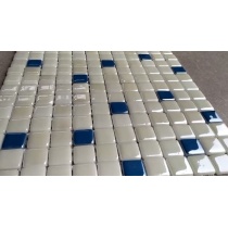 5052 استخری میکس سفید آبی - کاشی استخری شیشه ای 5052 - کاشی استخری ییلدیز