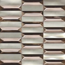 Aj1404 - کاشی استیل مسی و نقره ای Aj 1404 - کاشی استیل ژیکال