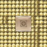 Aj1560 - کاشی استیل طلایی و نقره ای Aj 1560 - کاشی استیل ژیکال - تصویر 2