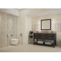 الکس Alex - کاشی الکس کرم تیره 30x90 - کاشی زرین خراسان ZARRIN tile