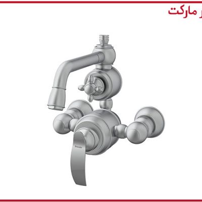 شیر حمام شودر مدل گلوریس کروم