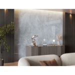 Brisa - سرامیک اسلب بریسا طوسی روشن پولیش 120x280 - اسپینا اسلب Spina Slab - تصویر 3