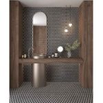 Bianco Nero M7112 - سرامیک بیانکو نرو مدل کار شده 120x270 - اسلب میکل آنجلو - تصویر 4
