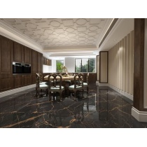 کارتیر Kartir - سرامیک کارتیر مشکی نانو پولیش 60x120 - ریباز Ribaz