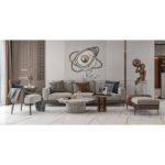 Amani Marble Gray - سرامیک آمانی ماربل طوسی روشن مات مدل کارشده 80x80 - سرامیک راک - تصویر 3