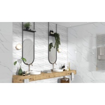 کارارا Carara - سرامیک کارارا سفید براق 30x90 - کاشی سرام نگار Ceram Negar