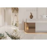 Onyx Ivory - سرامیک اونیکس ایوری پولیش مدل کارشده 100x100 - سرامیک راک - تصویر 4