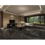 کارتیر Cartier - سرامیک کارتیر مشکی نانو پولیش 100x100 - ریباز Ribaz - تصویر 5