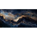 Oriana Black - سرامیک اوریانا مشکی پولیش 60x120 - سرامیک بسلی Besli - تصویر 3