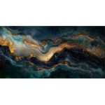 Oriana Black - سرامیک اوریانا مشکی پولیش 60x120 - سرامیک بسلی Besli - تصویر 2