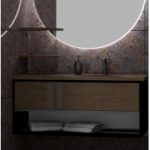 هسل Hesel - سرامیک هسل آبی مشکی پولیش مدل کارشده 60x120 -سرامیک SWT - تصویر 2