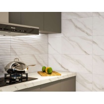 آمیترین Amitrin - سرامیک آمیترین استراکچر 2 سفید 30x90 - کاشی الوند Alvand Tile