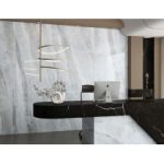 Brisa - سرامیک اسلب بریسا طوسی روشن پولیش 120x280 - اسپینا اسلب Spina Slab - تصویر 4