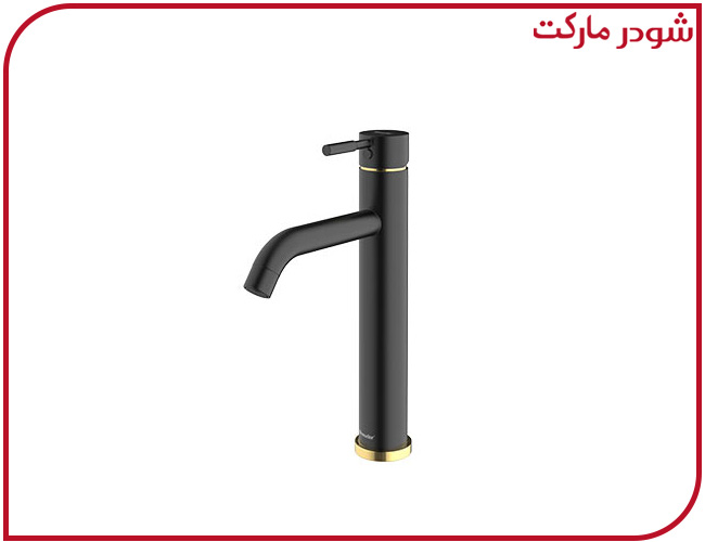 longbasin-blackgold-marino-shouder-market.jpg شیر روشویی پایه بلند مارینو مشکی طلا شودر - تصویر 1