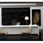 ستینا Setina - سرامیک ستینا مشکی نانو پولیش 80x80 - کاشی نوین سرام - تصویر 4