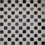 کاشی استخری شیشه ای میکس 4015 مشکی و طوسی - زمرد گلس تایل Zomorod Glass Tile - تصویر 2