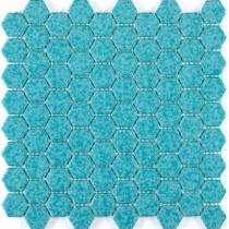 ونگوگ گرین Vangogh Green 81 - کاشی استخری ونگوگ شش ضلعی سبز 81 - چیتا سرامی ک البرز ALBORZ CERAMIC