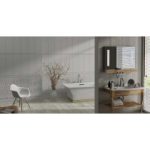 ویگو Vigo - کاشی ویگو طوسی ساده 25x75 - کاشی فخار رفسنجان Fakhar
