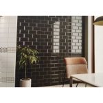 ویتا بلک Vita Black - کاشی ویتا مشکی مدل کار شده - کاشی نانو Nano Tile - تصویر 5