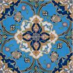 سمرقند Samarghand - کاشی اسلامی سمرقند کرم طلایی - امرتات سرام